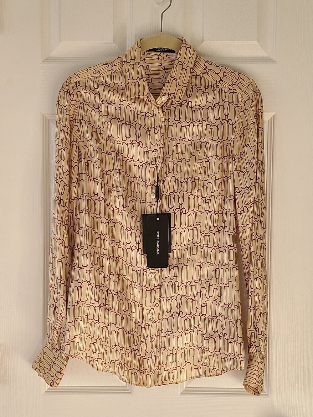 NWT Dolce & Gabbana Silk Blouse